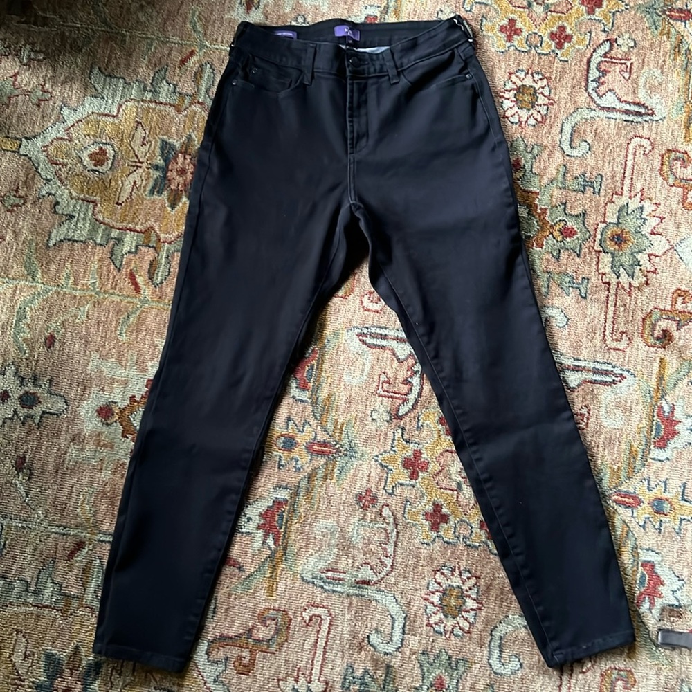 NYDJ Black Ami Skinny Jeans 10P 28.5” inseam
